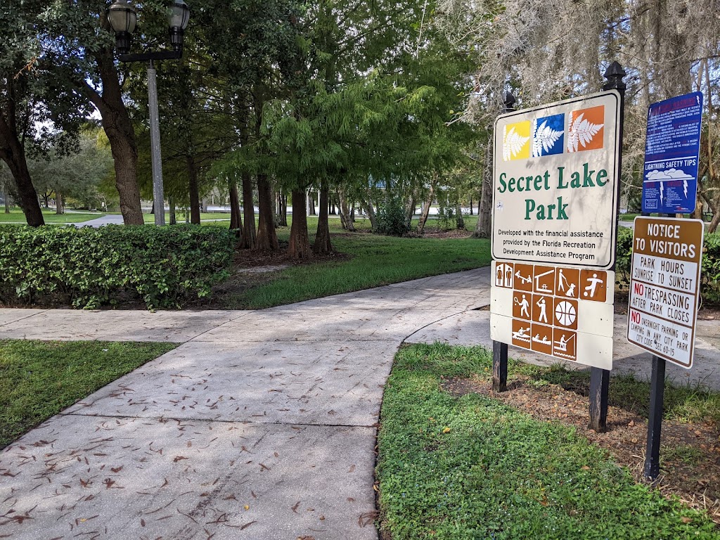 Secret Lake Park | 200 N Triplet Lake Dr, Casselberry, FL 32707, USA | Phone: (407) 262-7700