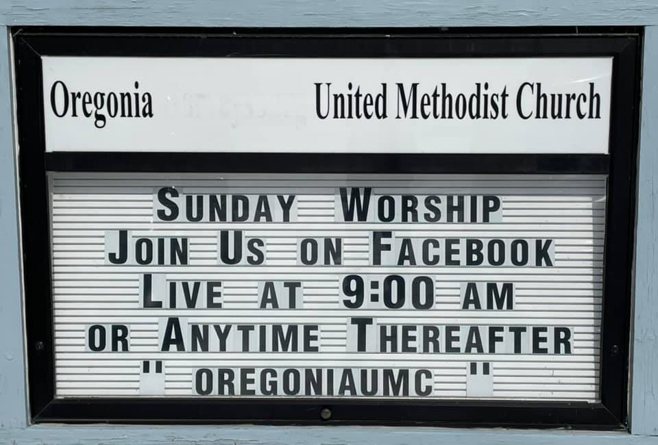 Oregonia United Methodist Church | 1444 Race St, Oregonia, OH 45054, USA | Phone: (513) 934-1000