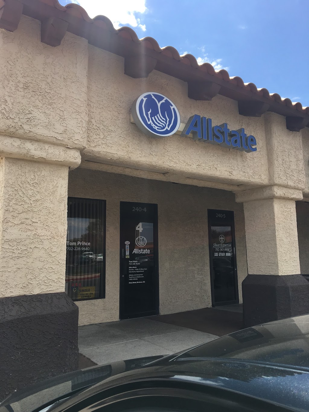 Tom Prince: Allstate Insurance | 240 S Rainbow Blvd Ste 4, Las Vegas, NV 89145, USA | Phone: (702) 228-9640