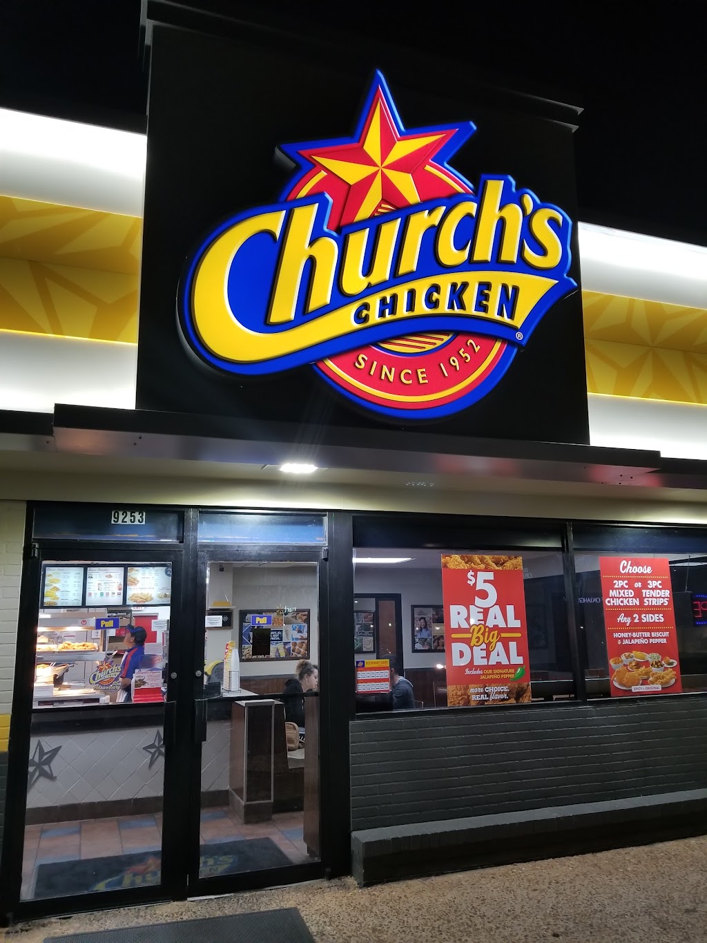 Churchs Texas Chicken | 9253 N Pennsylvania Ave, Oklahoma City, OK 73120, USA | Phone: (405) 842-6475