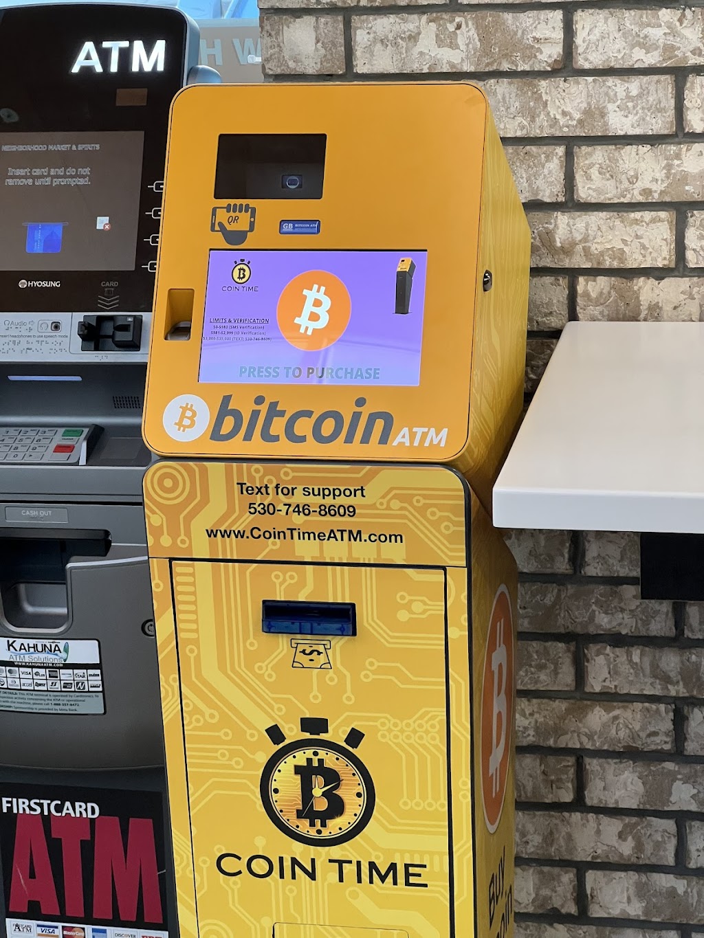 Coin Time Bitcoin ATM | 11082 Coloma Rd, Rancho Cordova, CA 95670, USA | Phone: (530) 746-8609
