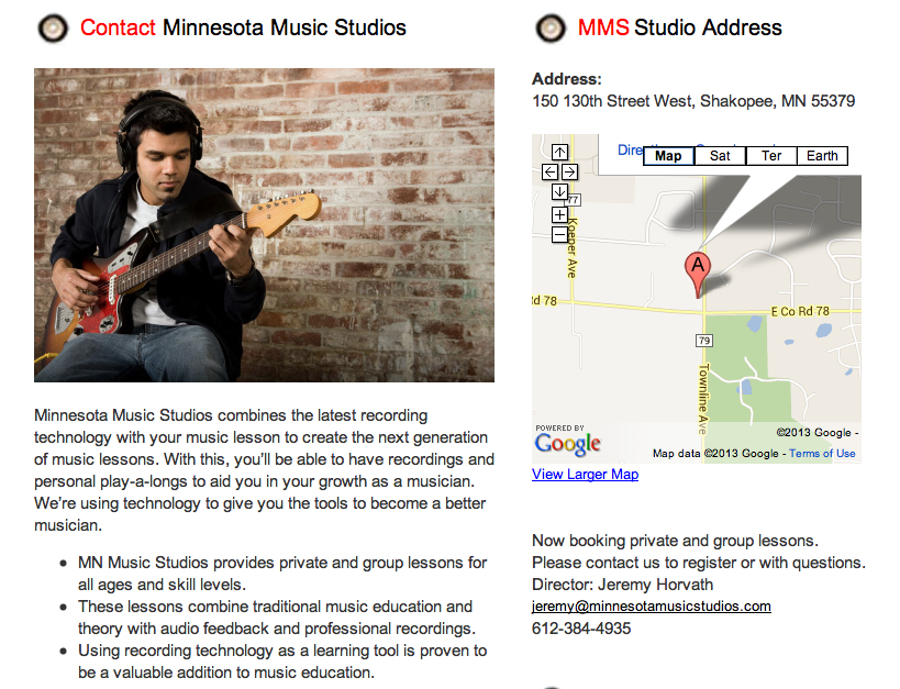 Minnesota Music Studios | 150 130th St W, Shakopee, MN 55379, USA | Phone: (612) 384-4935