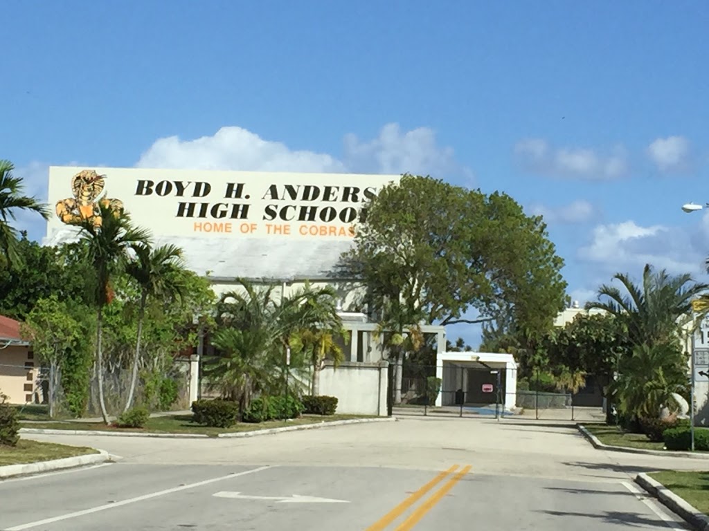 Boyd H. Anderson High School | 3050 NW 41st St, Lauderdale Lakes, FL 33309 | Phone: (754) 322-0200