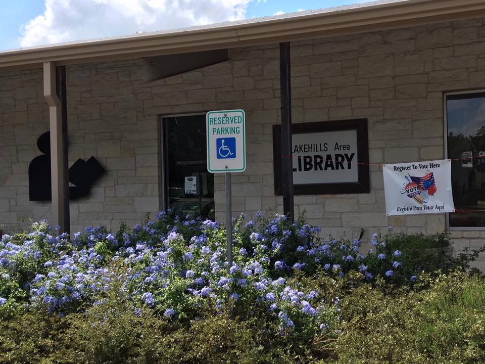 LAKEHILLS AREA LIBRARY | 7200 FM1283, Lakehills, TX 78063, USA | Phone: (830) 510-2777