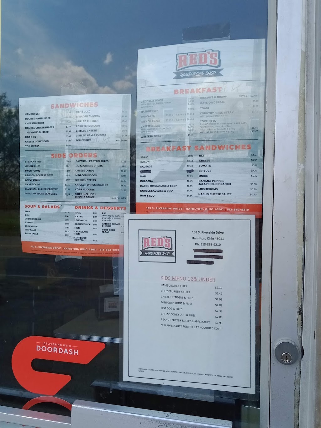 Red’s Hamburger Shop | 103 S Riverside Dr, Hamilton, OH 45011, USA | Phone: (513) 863-9210