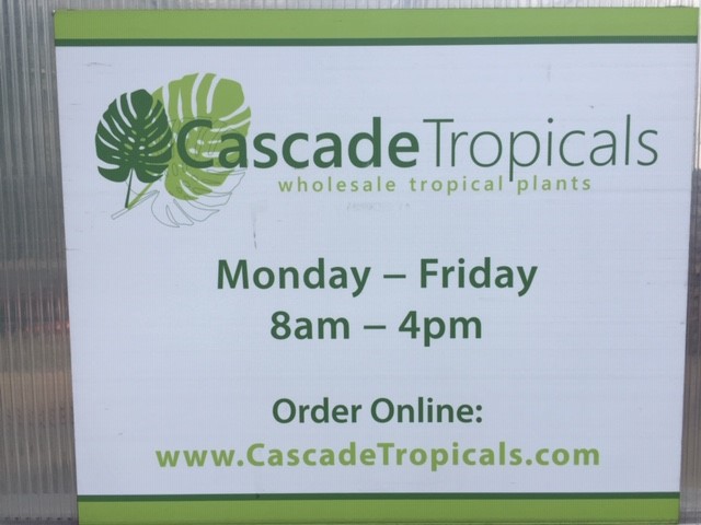 Cascade Tropicals | 8711 160th St SE, Snohomish, WA 98296, USA | Phone: (206) 623-9549