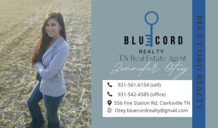 Jennifer Otey @ Blue Cord Realty | 556 Fire Station Rd, Clarksville, TN 37043, USA | Phone: (931) 561-6154
