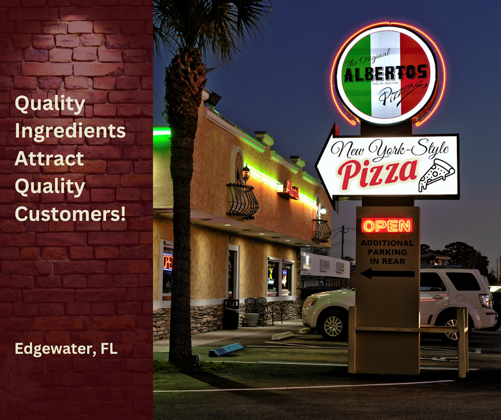Albertos Pizzeria Italian Restaurant Since 1956 | 1501 S Ridgewood Ave, Edgewater, FL 32132, USA | Phone: (386) 424-1514