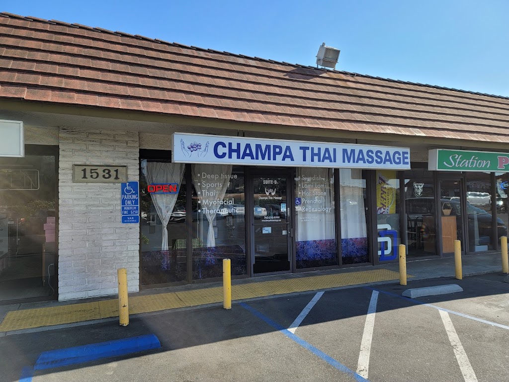 Champa Thai Massage | 1531 W Mission Rd, San Marcos, CA 92069, USA | Phone: (760) 510-9999