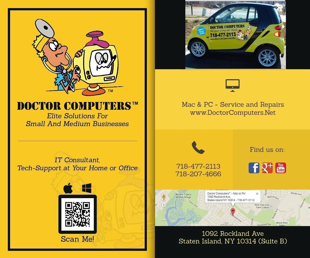 Doctor Computers | 132 Ashworth Ave, Staten Island, NY 10314, USA | Phone: (718) 477-2113