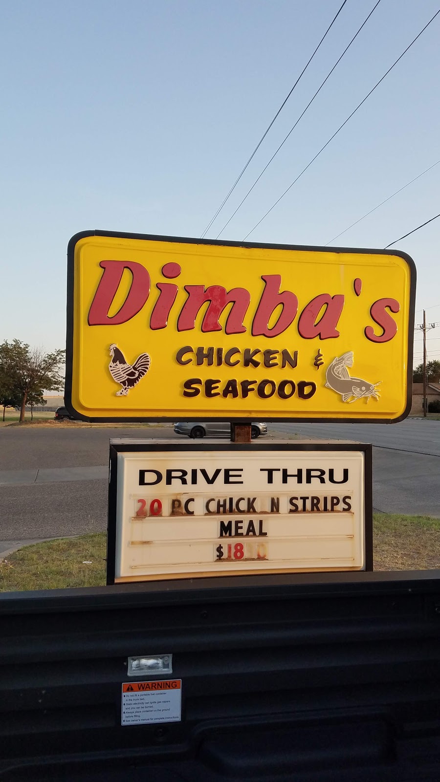 Dimbas Chicken & Seafood | 5010 Quaker Ave, Lubbock, TX 79414, USA | Phone: (806) 281-1681