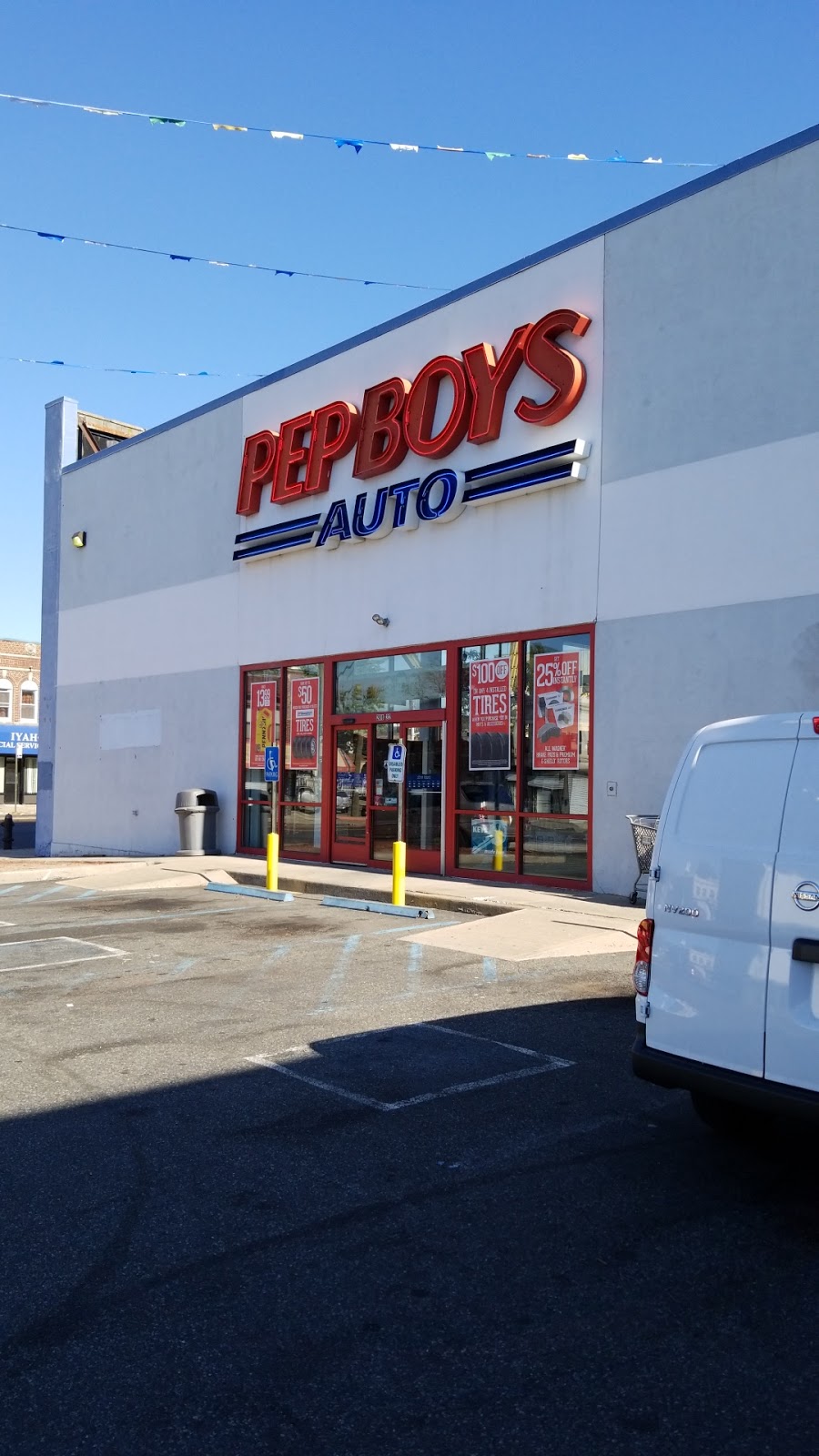 Pep Boys | 208-22 Jamaica Ave, Queens, NY 11428, USA | Phone: (718) 465-6700