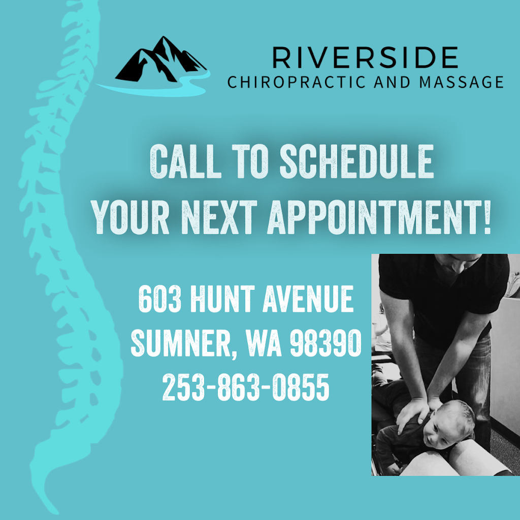 Riverside Chiropractic and Massage - Dr. Jordan Thaanum | 603 Hunt Ave A, Sumner, WA 98390, USA | Phone: (253) 863-0855