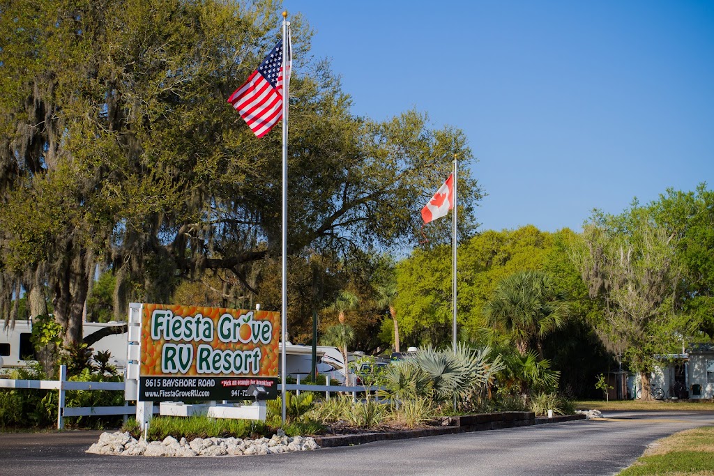 Fiesta Grove RV Resort | 8615 Bayshore Rd, Palmetto, FL 34221, USA | Phone: (941) 722-7661