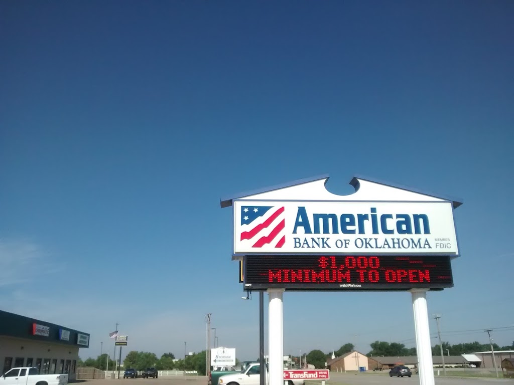 American Bank of Oklahoma | 1525 W Rogers Blvd, Skiatook, OK 74070, USA | Phone: (918) 396-7300