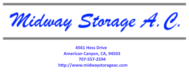 Midway Storage AC | 4561 Hess Rd, American Canyon, CA 94503 | Phone: (707) 557-2594