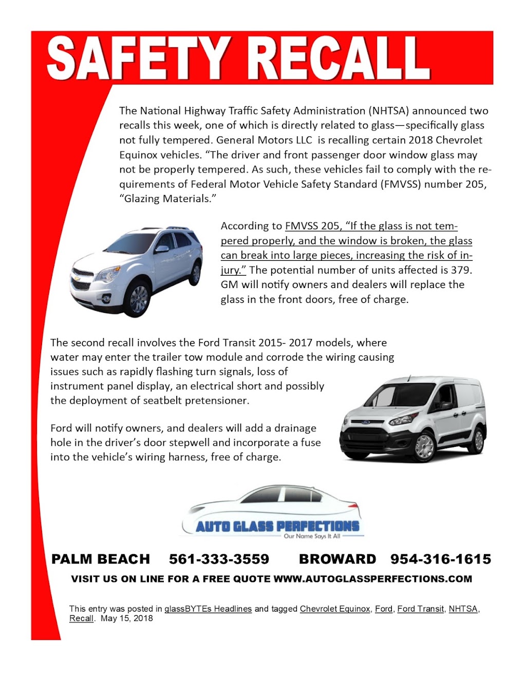 Auto Glass Perfections | 1784 SW 43rd Ave, Fort Lauderdale, FL 33317, USA | Phone: (954) 316-1615