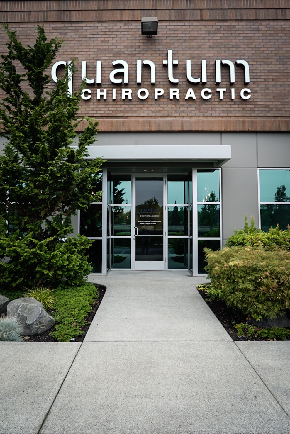 Quantum Chiropractic | 17720 SE Mill Plain Blvd #160, Vancouver, WA 98683 | Phone: (360) 944-4437