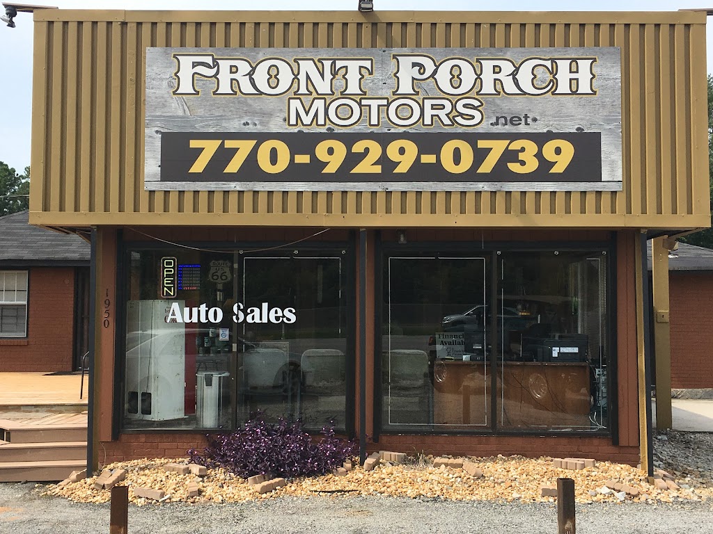 Front Porch Motors, Inc. | 1986 Iris Dr SW, Conyers, GA 30094, USA | Phone: (770) 929-0739