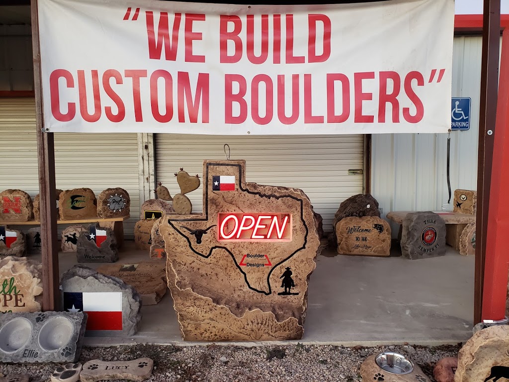 Boulder Designs by Custom Rock Works | 406 W TX-114, Aurora, TX 76078, USA | Phone: (682) 593-5582