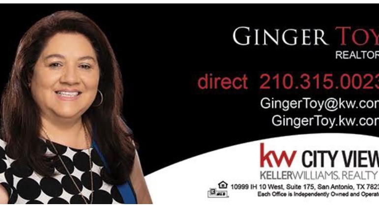 Ginger Toy Realtor | 10999 W I-10 Ste 175, San Antonio, TX 78230, USA | Phone: (210) 315-0023