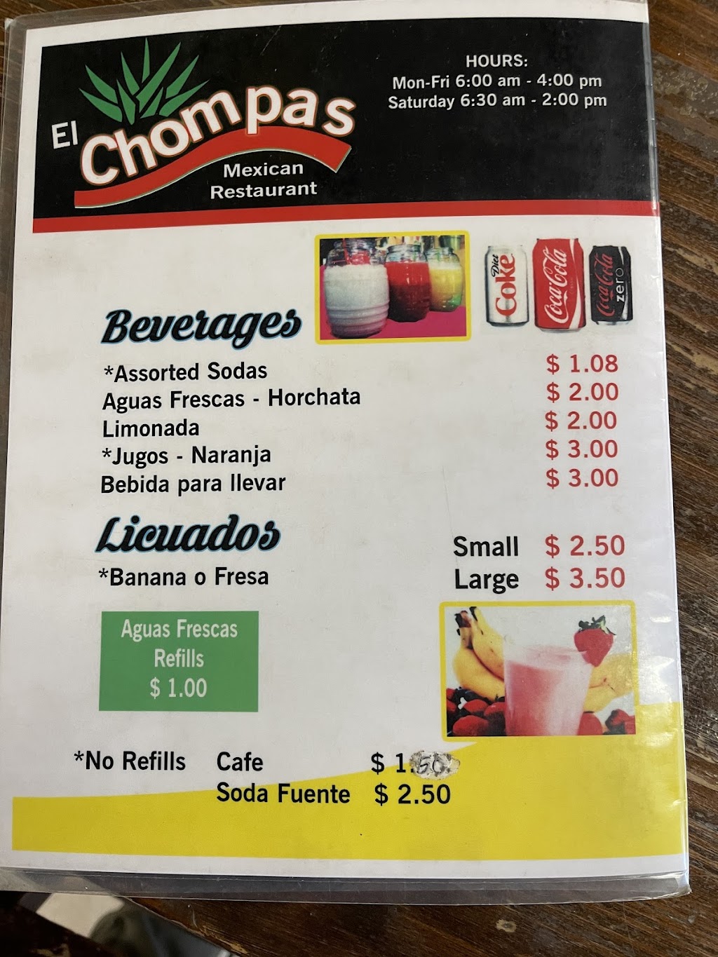 El Chompas | 1630 Texas Ave # C, El Paso, TX 79901, USA | Phone: (915) 532-2808