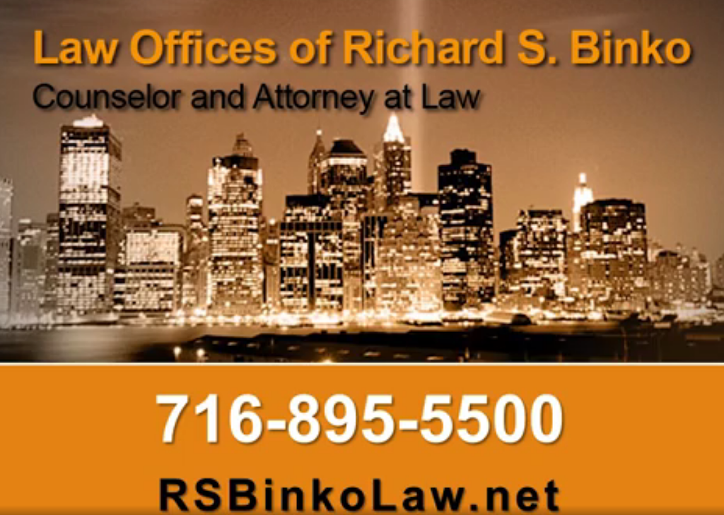 Law Offices of Richard S. Binko | 2427 William St, Buffalo, NY 14206, USA | Phone: (716) 895-5500