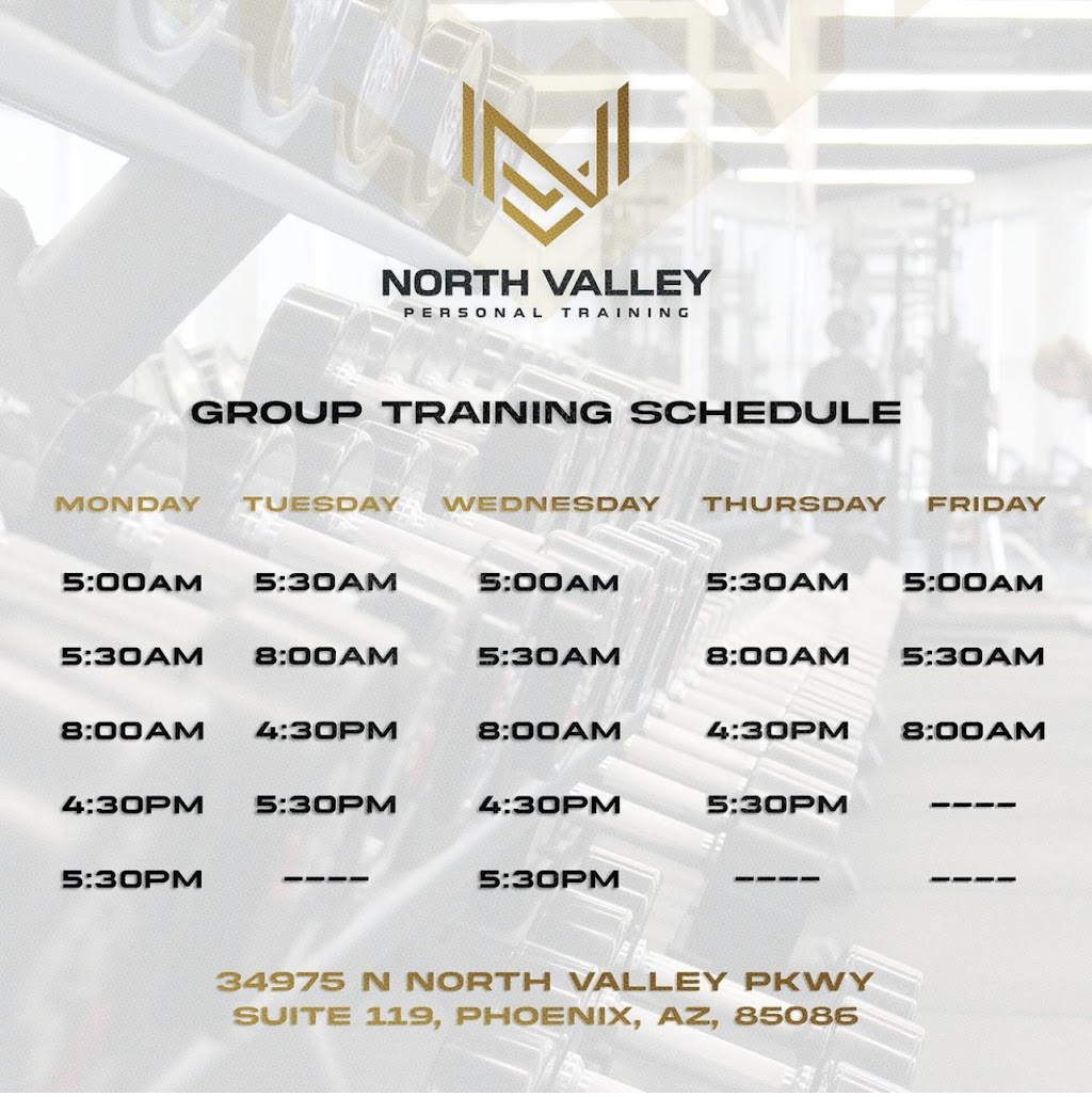 North Valley Personal Training | 34975 N Vly Pkwy #119, Phoenix, AZ 85086, USA | Phone: (602) 396-3180