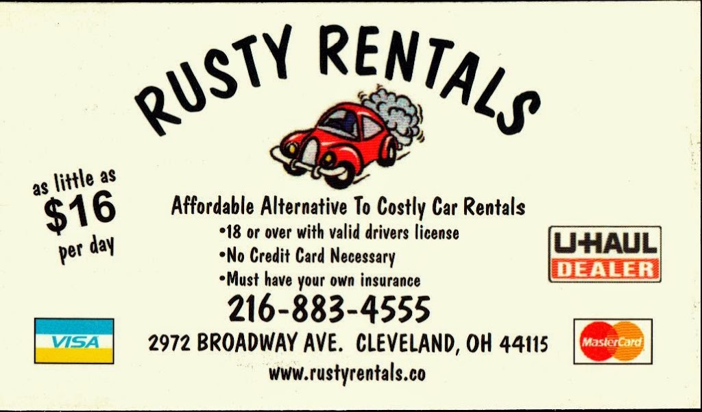 Rusty Car Rentals | 2900 Independence Rd, Cleveland, OH 44115, USA | Phone: (216) 883-4555