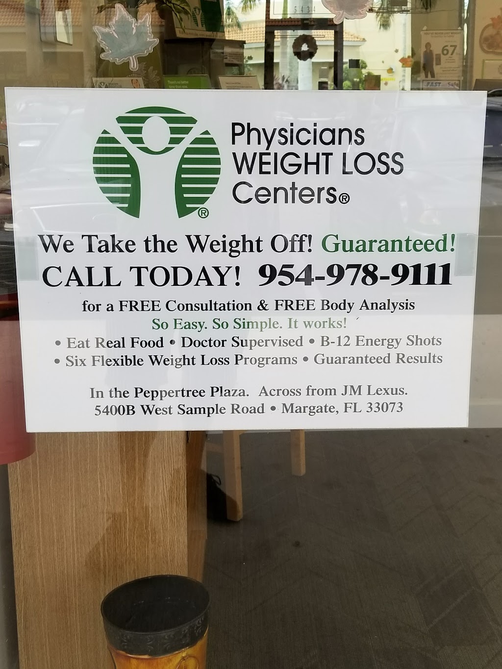 Physicians WEIGHT LOSS Centers | 5434 W Sample Rd, Margate, FL 33073, USA | Phone: (954) 978-9111