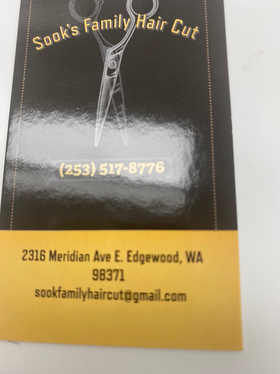 Sooks Family Hair Cut | 2316 Meridian Ave E, Edgewood, WA 98371, USA | Phone: (253) 517-8776