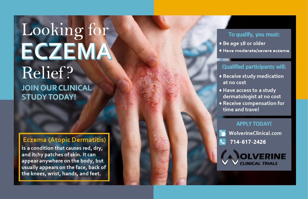 Wolverine Clinical Trials | 1200 N Tustin Ave Suite 240, Santa Ana, CA 92705, USA | Phone: (714) 617-2426