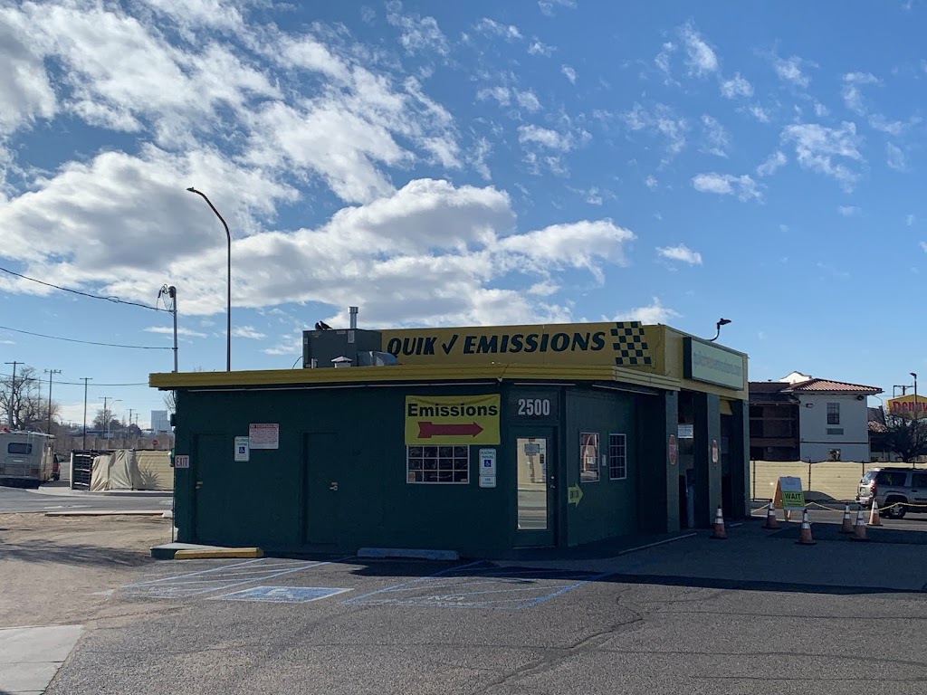 Quik Check Emissions Test Albuquerque | 2500 San Mateo Blvd NE, Albuquerque, NM 87110, USA | Phone: (505) 881-0548