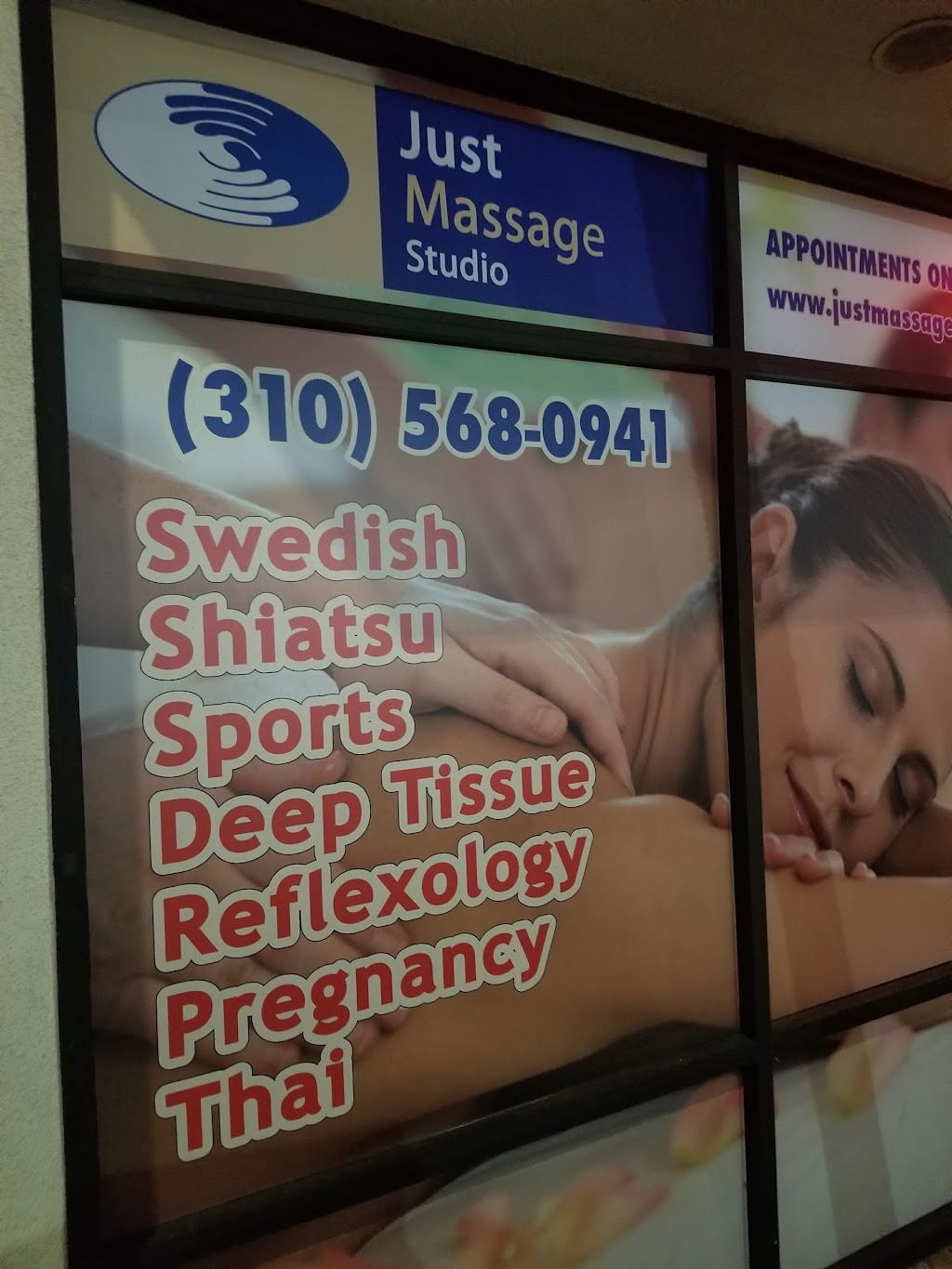 Just Massage Studio | 8329 Lincoln Blvd, Los Angeles, CA 90045, USA | Phone: (310) 568-0941