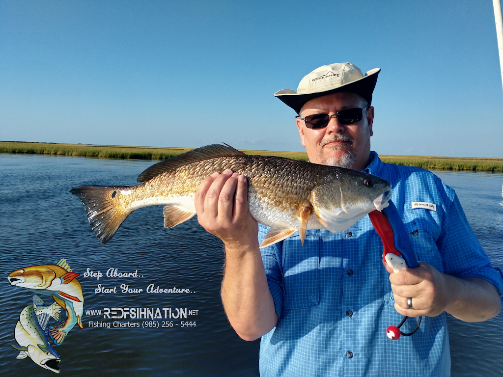 Redfish Nation Fishing Charters | 1301 Yscloskey Hwy, St Bernard, LA 70085, USA | Phone: (504) 222-2860