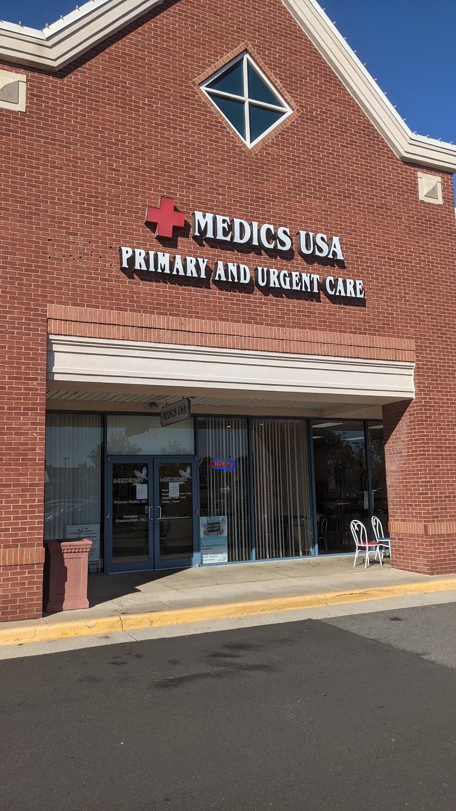 Medics USA - Primary and Walk-In Care | 44050 Ashburn Shopping Plaza, Ashburn, VA 20147, USA | Phone: (703) 726-9401