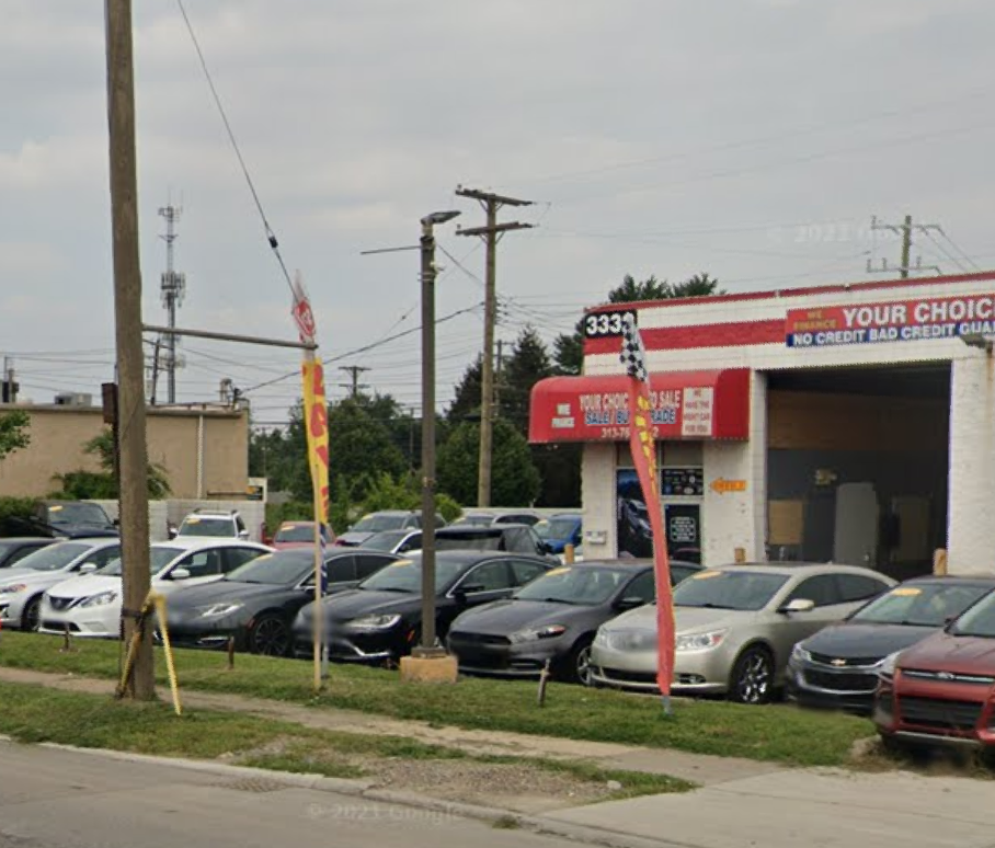 your choice auto sales | 3332 Wyoming Ave, Dearborn, MI 48120, USA | Phone: (313) 769-5252