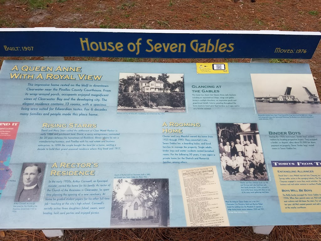 House of Seven Gables | 11909 125th St, Largo, FL 33774, USA | Phone: (727) 582-2123