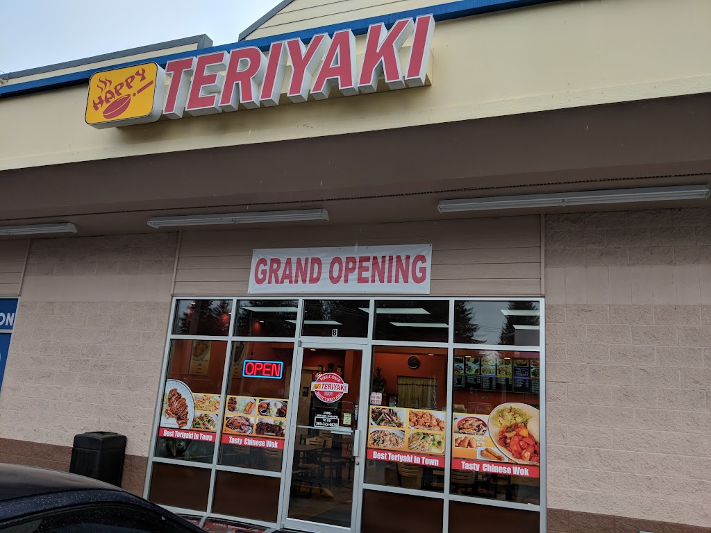 Happy Teriyaki | 16410 84th St NE ste b, Lake Stevens, WA 98258, USA | Phone: (360) 322-6979