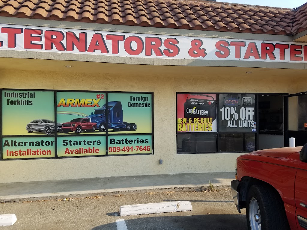 Armex Fontana Alternator, Starter and Battery Repair | 16501 Merrill Ave, Fontana, CA 92335, USA | Phone: (909) 491-7646