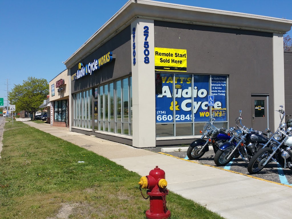 Watts Audio & Cycle Works | 27508 Eight Mile Rd, Farmington Hills, MI 48336, USA | Phone: (734) 660-2845