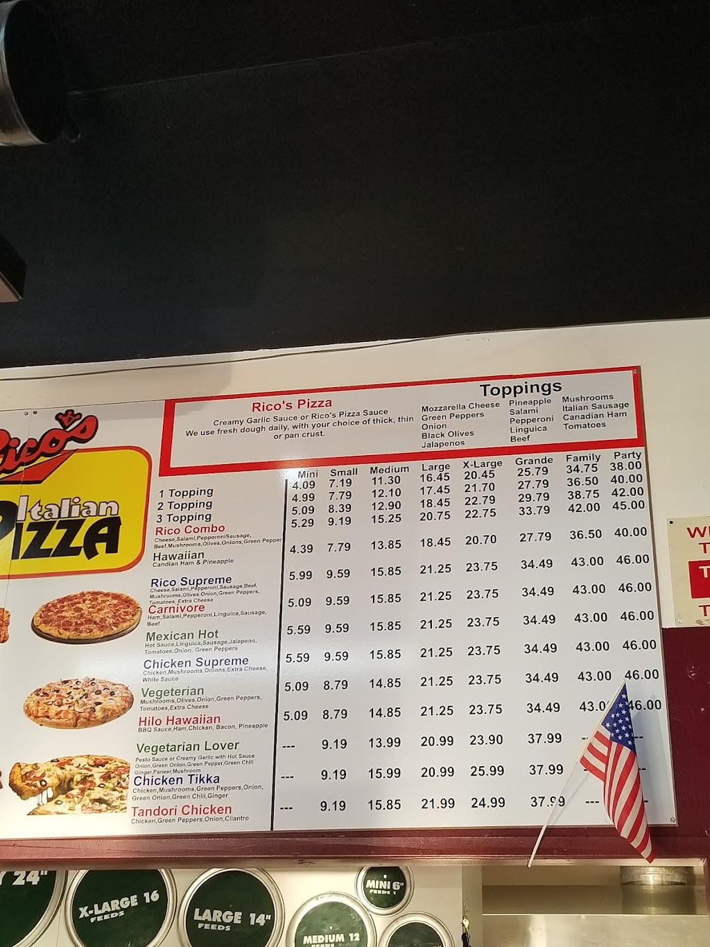 Ricos Pizza | 16385 Schendel Ave, Delhi, CA 95315, USA | Phone: (209) 634-7426