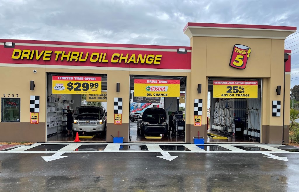 Take 5 Oil Change | 9707 US-19, Port Richey, FL 34668, USA | Phone: (727) 810-3248