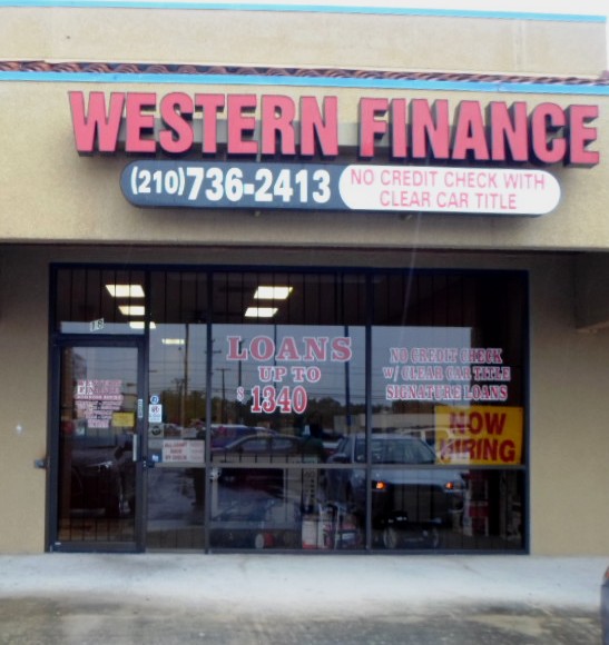 Western Finance | 3534 Fredericksburg Rd STE 18, San Antonio, TX 78201, USA | Phone: (210) 736-2413