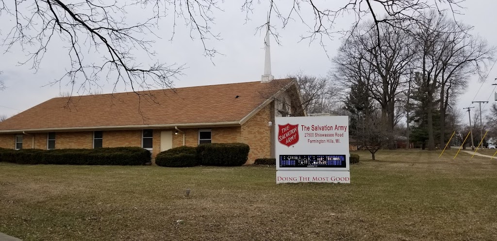 Salvation Army church and community center | 27500 Shiawassee St, Farmington Hills, MI 48336, USA | Phone: (248) 477-1153