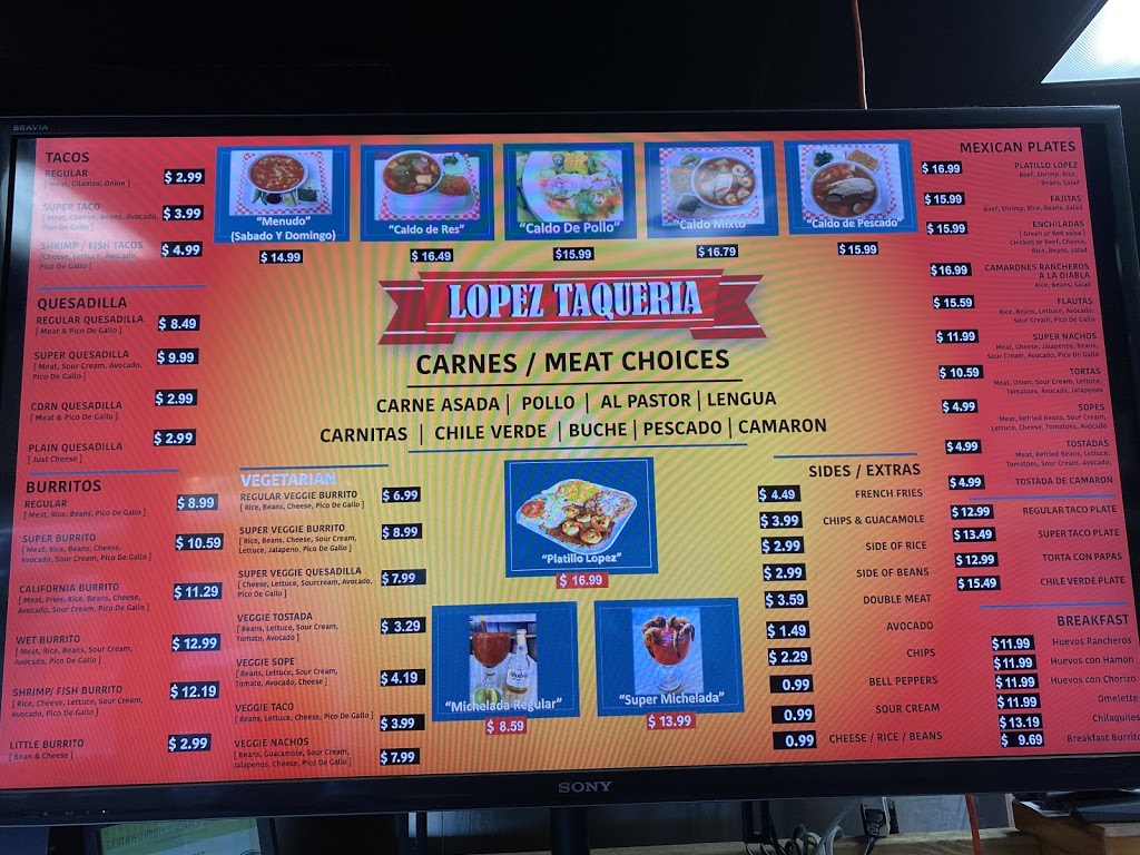 López Taqueria | 305 N Fair Oaks Ave, Sunnyvale, CA 94085, USA | Phone: (408) 732-3854