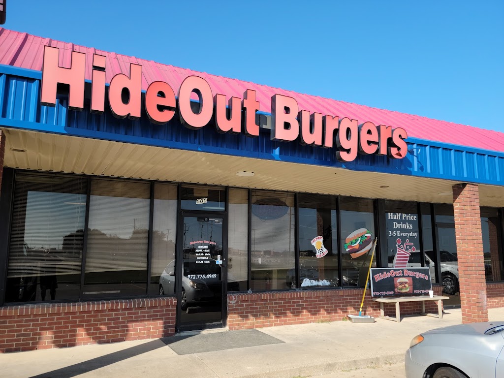 Hideout Burgers | 1601 S 9th St #500, Midlothian, TX 76065, USA | Phone: (972) 775-4949
