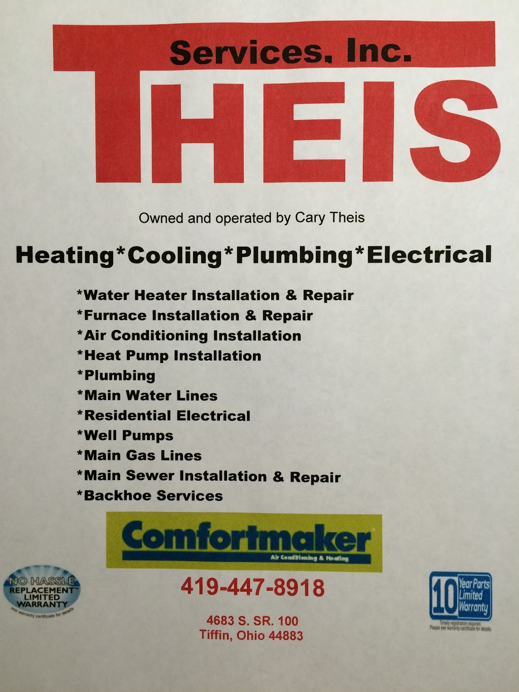 Theis Services Inc | 4683 OH-100, Tiffin, OH 44883, USA | Phone: (419) 447-8918