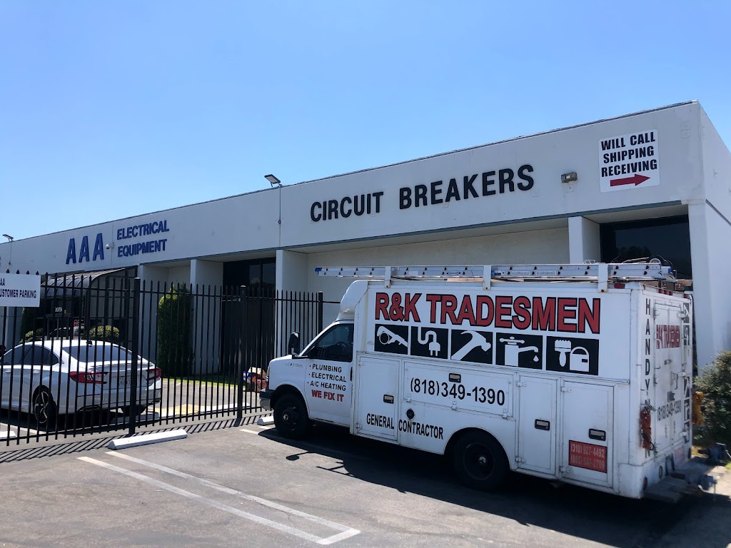 AAA Electrical Equipment | 20750 Lassen St, Chatsworth, CA 91311, USA | Phone: (818) 708-1850