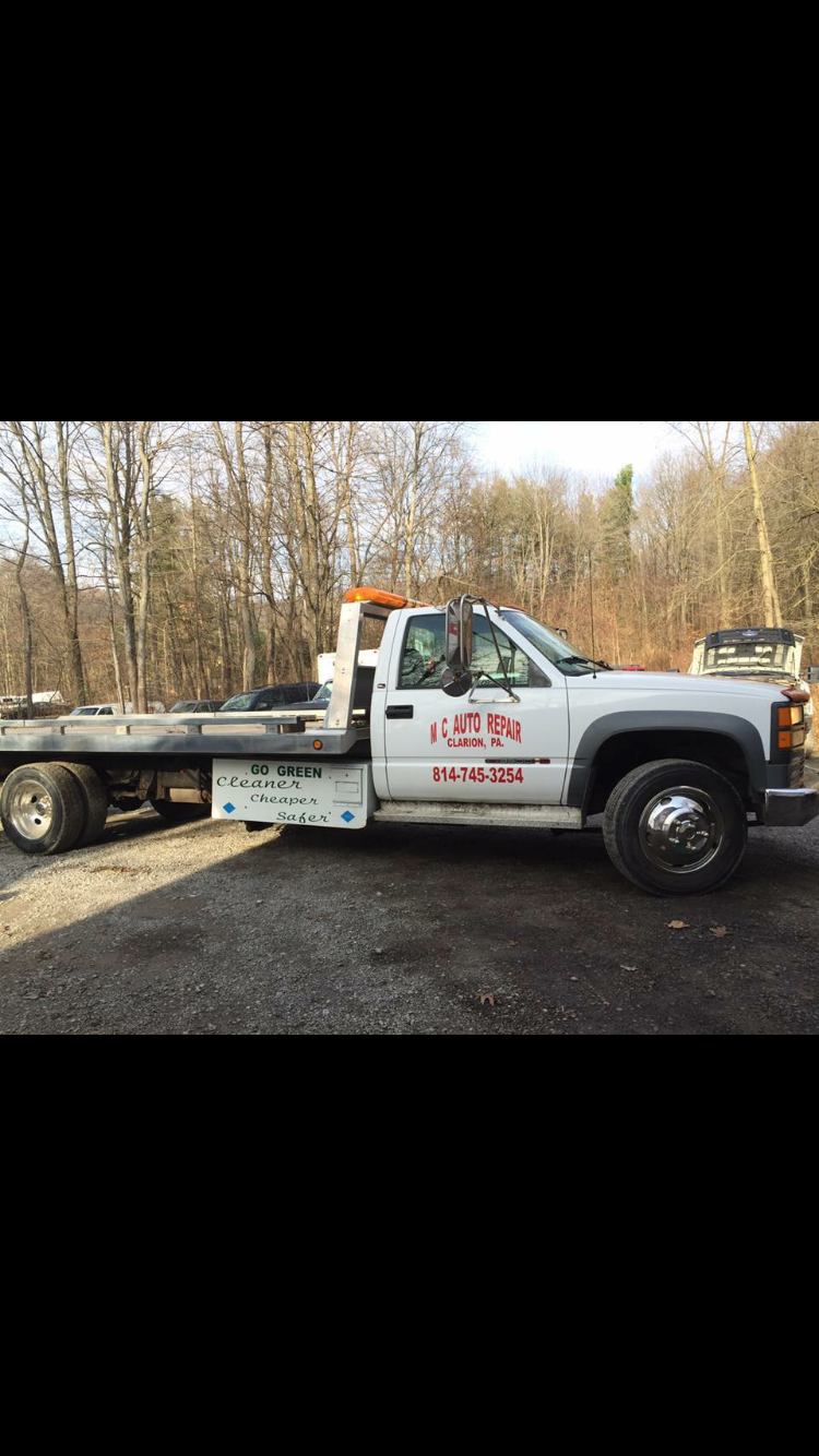 M C Auto Repair and 24hr towing | 992 Stoney Lonesome Rd, Clarion, PA 16214, USA | Phone: (814) 745-3254